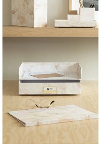 Kartonowy organizer na dokumenty z szufladką Walter Paper Laminate – Bigso