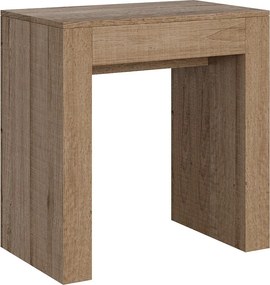 Konsola rozkładana 78x47/299 cm Allin Dąb naturalny wewnętrzne przedłużenia