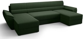 Zielony narożnik w kształcie U z pojemnikiem F6-W89