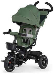 KINDERKRAFT SELECT - Dziecięcy rowerek trójkołowy SPINSTEP Premium zielony