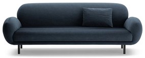 Ciemnoniebieska sofa z materiału bouclé 208 cm Poppy – Micadoni