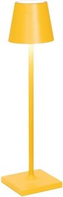 Zafferano - Poldina Pro Micro Ochre Lampa stołowa LED z akumulatorem i funkcją ściemniania - 1,8 W 2200-2700-3000 K