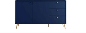 Komoda SFERA 156,2 cm do Salonu Sypialni Odcienie granatowego