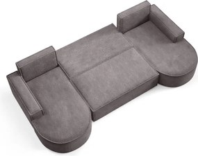 Narożnik MOLLY XL wolnostojący układ U z funkcją spania w tkaninie Abriamo 07 DomoHome