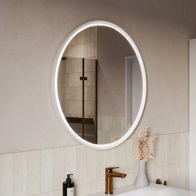 Lustro łazienkowe LED BELDIVO okrągłe - 80 cm