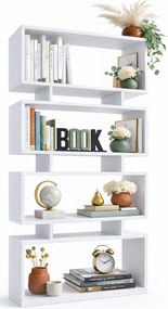 Biały ażurowy regał nowoczesny Z1-B29