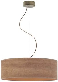 Żyrandol w stylu eko z abażurem 50 cm - H0-M50