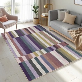 Fioletowy dywan odpowiedni do prania 80x150 cm Purple Rain – Mila Home