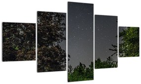 Obraz nocnego nieba (125x70 cm)