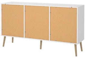 Biała niska komoda 149x82 cm Bodo – Tvilum