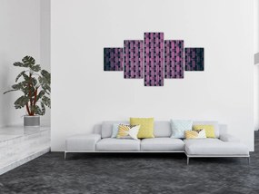 Obraz fioletowej tekstury (125x70 cm)