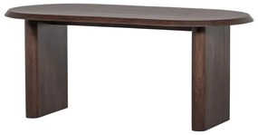 Stół w dekorze orzecha 90x180 cm Ellips – vtwonen