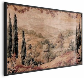 Plakat Śródziemnomorski krajobraz 60x90 cm z ramą czarną bez marginesu ARTGEIST B