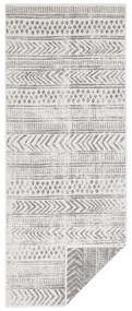 Szaro-kremowy chodnik odpowiedni na zewnątrz NORTHRUGS Biri, 80x250 cm