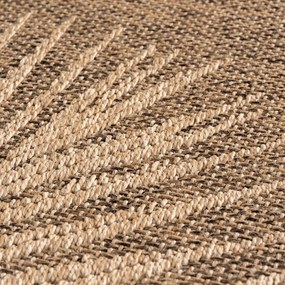 Brązowy okrągły dywan odpowiedni na zewnątrz ø 120 cm Timber 1403 – Ayyildiz Carpets