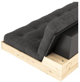Ciemnoniebieska rozkładana sofa 244 cm Base – Karup Design
