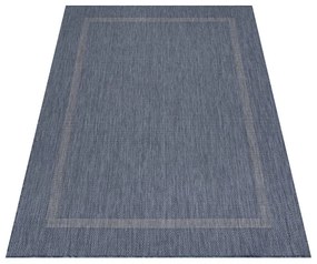 Dywan zewnętrzny Relax ramka niebieski 200 cm x 290 cm