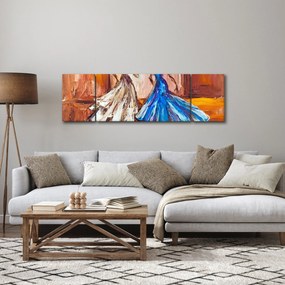 Obraz - tancerz, obraz olejny (170x50 cm)