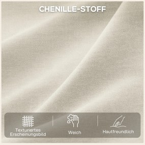 HOMCOM Elektryczny fotel relaksacyjny z funkcją leżenia, regulowane oparcie, zagłówek do salonu kremowo-biały | Aosom PL