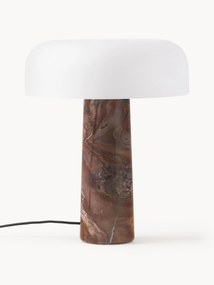 Lampa stołowa z marmurową podstawą Carla