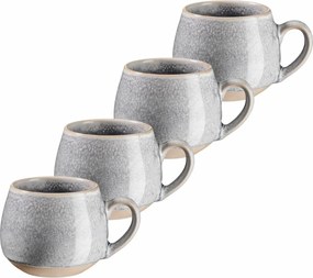 Zestaw 4 filiżanek do espresso Mäser AQUATA – 125ml, szary, 125 ml