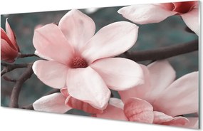 Panel Kuchenny Szklany Delikatne Różowe Kwiaty