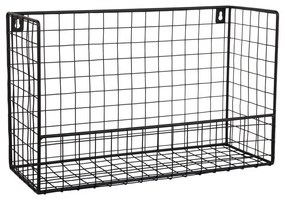 Czarna stalowa półka 40 cm Reja – PT LIVING