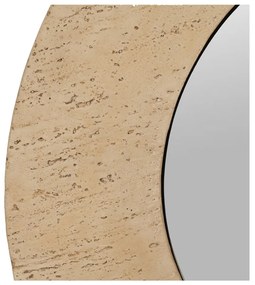 Lustro ścienne z kamienną ramą 80x80 cm Piedra – Ixia