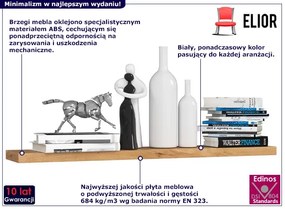 Klasyczna półka dąb sonoma - Imersin 3X 100 cm