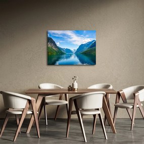 Obraz - Jezioro Lovatnet (70x50 cm)