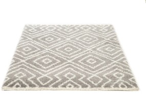 Dywan Shaggy Nano Light Mikrofibra szaro-biały 120 cm x 160 cm