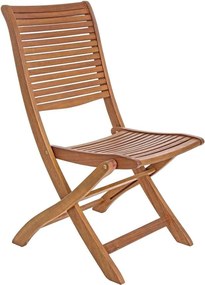 Drewniane krzesło ogrodowe w naturalnym kolorze Noemi – Bizzotto