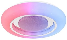 Globo 41369-18 - Ściemnialna lampa sufitowa RGBW BURRO LED/18W/230V + pilot