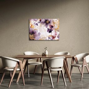 Obraz - Kwiaty akwarelowe (70x50 cm)