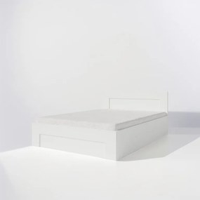 Łóżko 120cm x 200cm Otwierane z boku | BIAŁE | Pojemnik + Stelaż