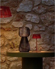 Lampa zewnętrzna stołowa LED ze ściemniaczem solarna (wysokość 42 cm) Reiba – Kave Home