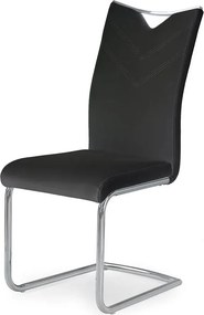 Czarne Krzesło Minimalistyczne M2-K65