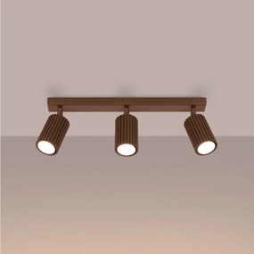Brilagi - Oprawa punktowa LED CRESTO 3xGU10/10W/230V brązowa