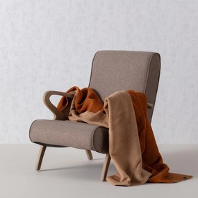 Koc Cosy Home 150x200cm Cognac&amp;Beige