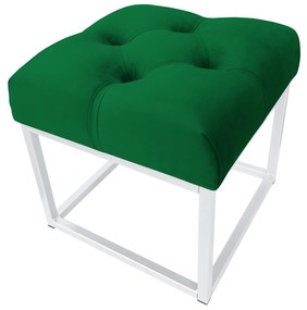 Pufa CHESTERFIELD LOFT ławka postawa biała MG25