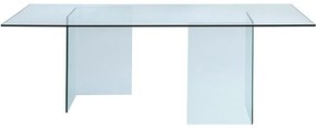 Stół do jadalni COLEDON - Dla 8 osób - Szkło hartowane