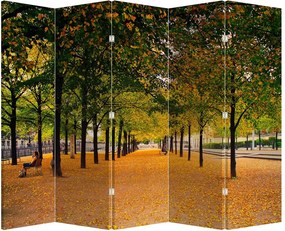 Parawan - Aleja jesiennych drzew (210x170 cm)