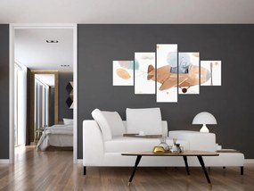 Obraz - Akwarela słoń w samolocie (125x70 cm)