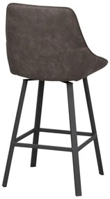 Szare hokery zestaw 2 szt. (wysokość siedziska 65 cm) Alison – Rowico
