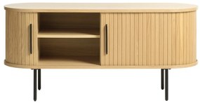 Szafka pod TV w dekorze dębu 120x56 cm Nola – Unique Furniture