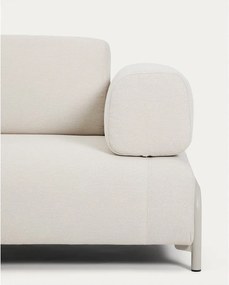 Beżowa sofa modułowa z tkaniny szenilowej 200 cm Compo – Kave Home