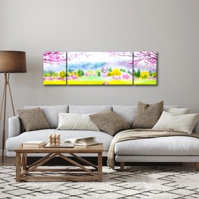 Obraz - Malowana sarna, akwarela (170x50 cm)