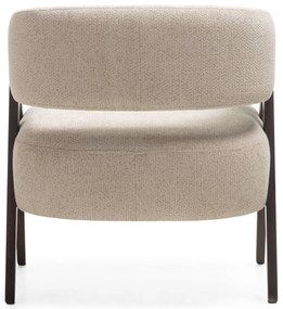 Beżowy designerski fotel MIZU