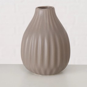 Porcelanowy wazon dekoracyjny Esko, szary mat