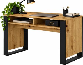 Biurko Proste Pod Komputer Dąb Artisan N6-T73